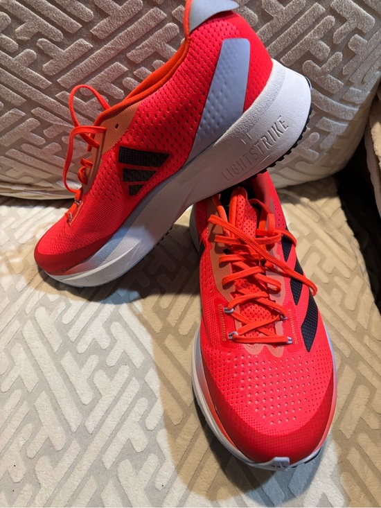 adidas Other - adidas Neon Orange-Red Performance Running Shoes
